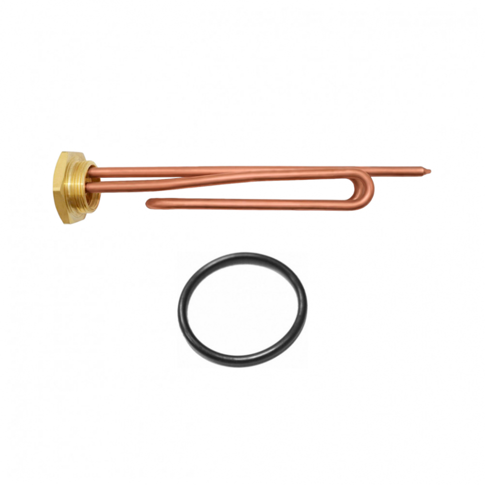 Комплект ТЭН 2кВт (2000Вт) RCT, резьбовой 42мм для Ariston, De Luxe, Real, Thermex, под анод М6 + прокладка, 20251K1