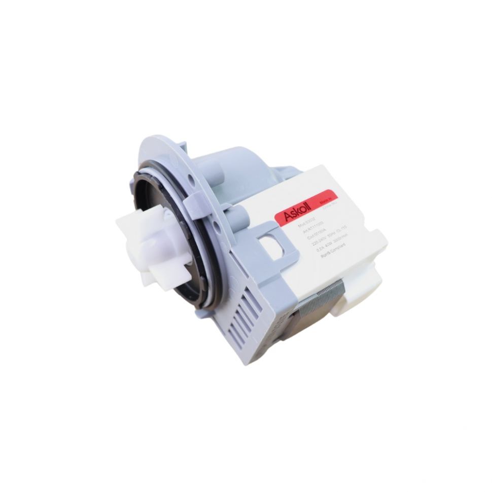 Сливной насос (помпа) для стиральной машины LG Direct Drive, Samsung Diamond , Eco Bubble, Crystal Slim, Askoll M231, 40W, 3 винта, Р000/40