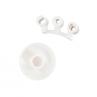 Набор 5 шт Ручка переключения плиты универсальная белая, KMW1002