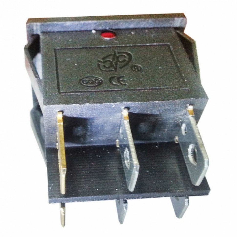 Выключатель прямоугольный двухклавишный 26*31мм, 15А, 2 положения, с сигнальной лампой, 250В, 66135 Выключатель прямоугольный двухклавишный 26*31мм, 15А, 2 положения, с сигнальной лампой, 250В, 66135