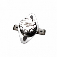 Термостат для водонагревателя Thermex, Ariston, Electrolux KSD301, KSD303, 16A 80°С биметаллический самовозвратный, 316080