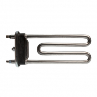 ТЭН 1700W для стиральной машины Ariston, Indesit с отверстием под датчик L168мм, 46081