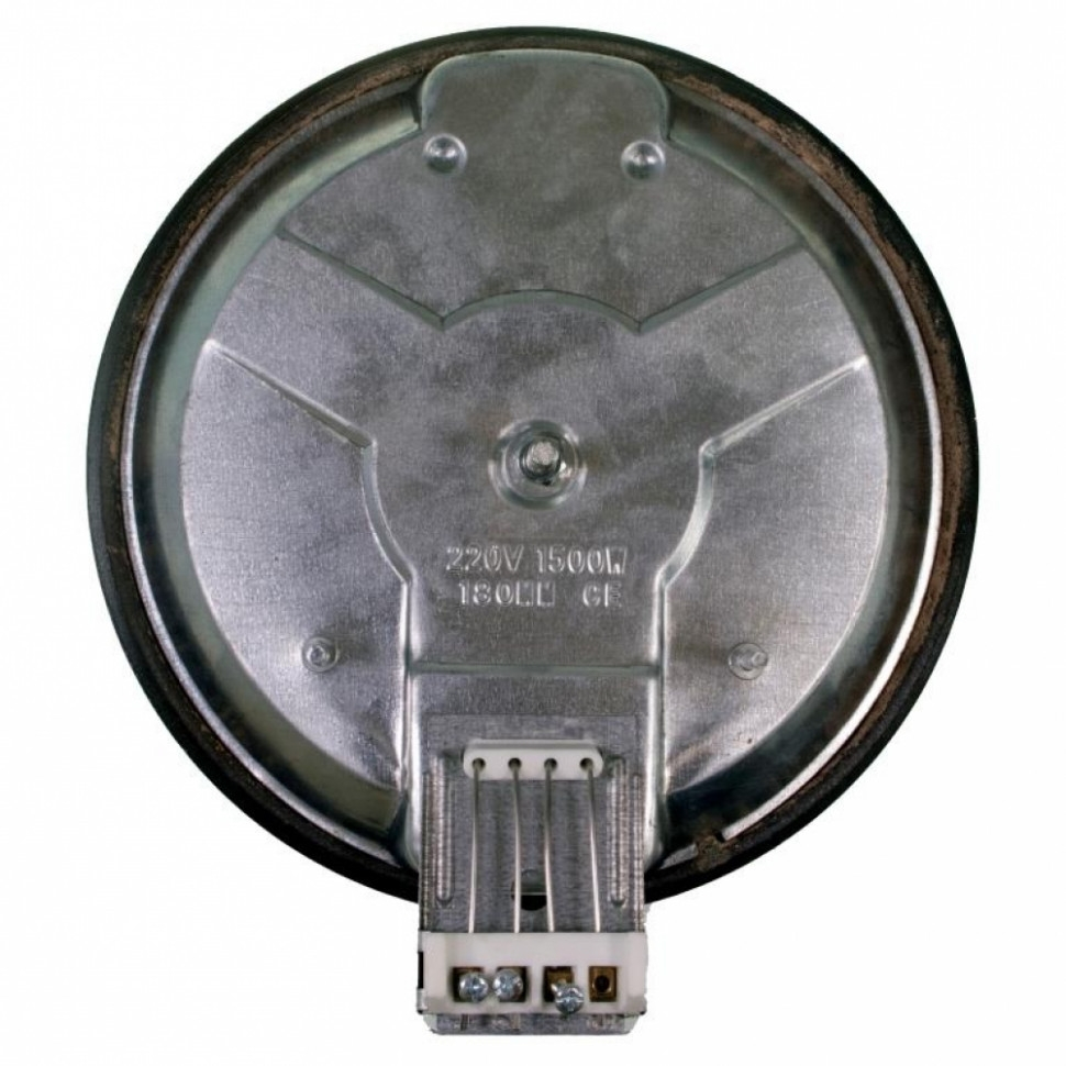 Чугунная конфорка для электрической плиты Ariston, Indesit, Gefest, Gorenje 1500Вт, 180мм универсальная, 918015 Чугунная конфорка для электрической плиты Ariston, Indesit, Gefest, Gorenje 1500Вт, 180мм универсальная, 918015