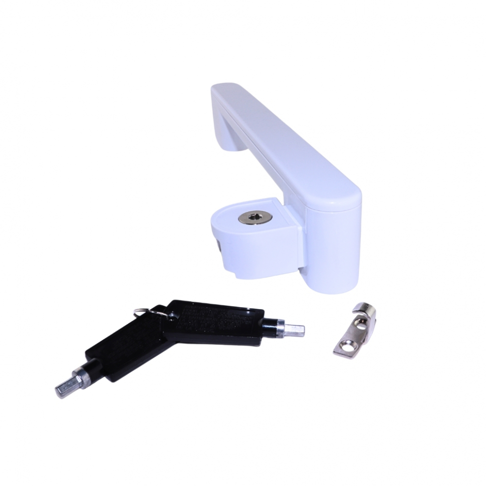 Ручка дверцы для холодильника Бирюса 215 с замком, 914309