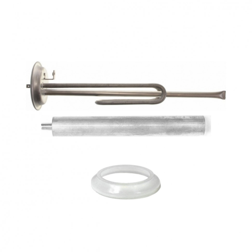 Комплект ТЭН 1,5кВт (1500Вт) RF для водонагревателя Electrolux, под анод М6, фланец 92, трубка под термостат D12мм + прокладка + анод, 50940K