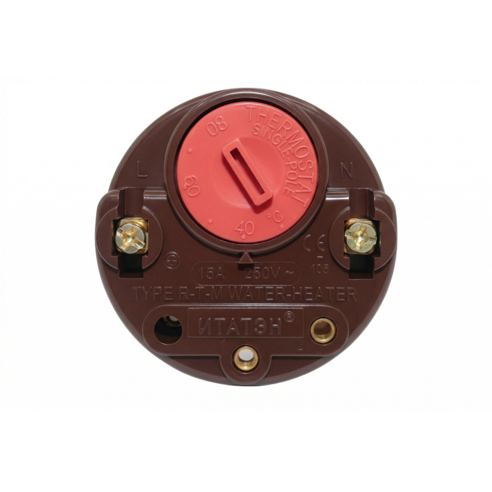 Комплект ТЭН для чугунной батареи отопления (радиатора) 2 кВт,нерж, D42, G1 1/4", L361мм, 220V, с терморегулятором, ИТАТЭН, 24069К