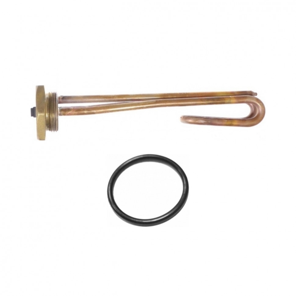 Комплект ТЭН 1кВт (1000Вт) RCT резьбовой 42мм для Ariston, De Luxe, Real, Thermex под анод М6 L220мм + прокладка, 182231K1