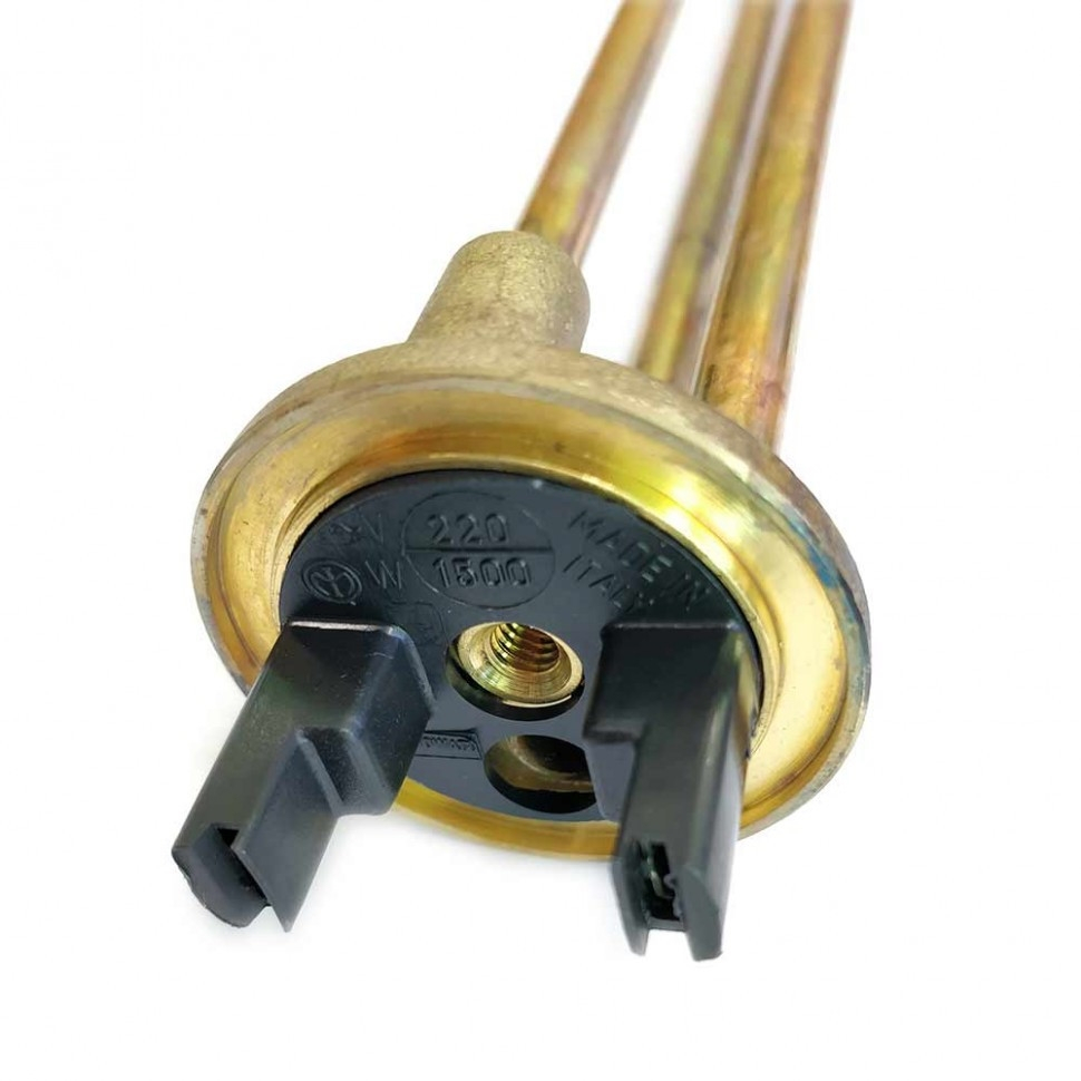 ТЭН 1,5кВт (1500Вт) RCF для горизонтального водонагревателя Ariston, Thermex ES, ER под анод М6, 3401369