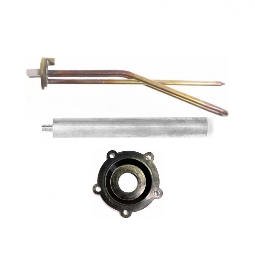 Комплект ТЭН 1,5кВт (1500Вт) RCF для горизонтального водонагревателя Thermex + прокладка + анод, R184172K