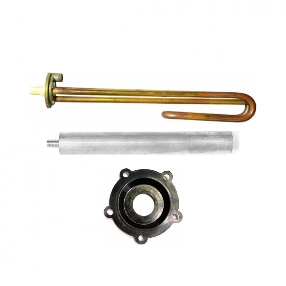 Комплект ТЭН 2,5кВт (2500Вт) RCF для водонагревателя Thermex + прокладка + анод, R184178K