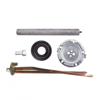 Комплект ТЭН 1кВт (1000Вт) RCF для водонагревателя Ariston VLS, Superlux, Simat + фланец + анод + прокладка, 280040F