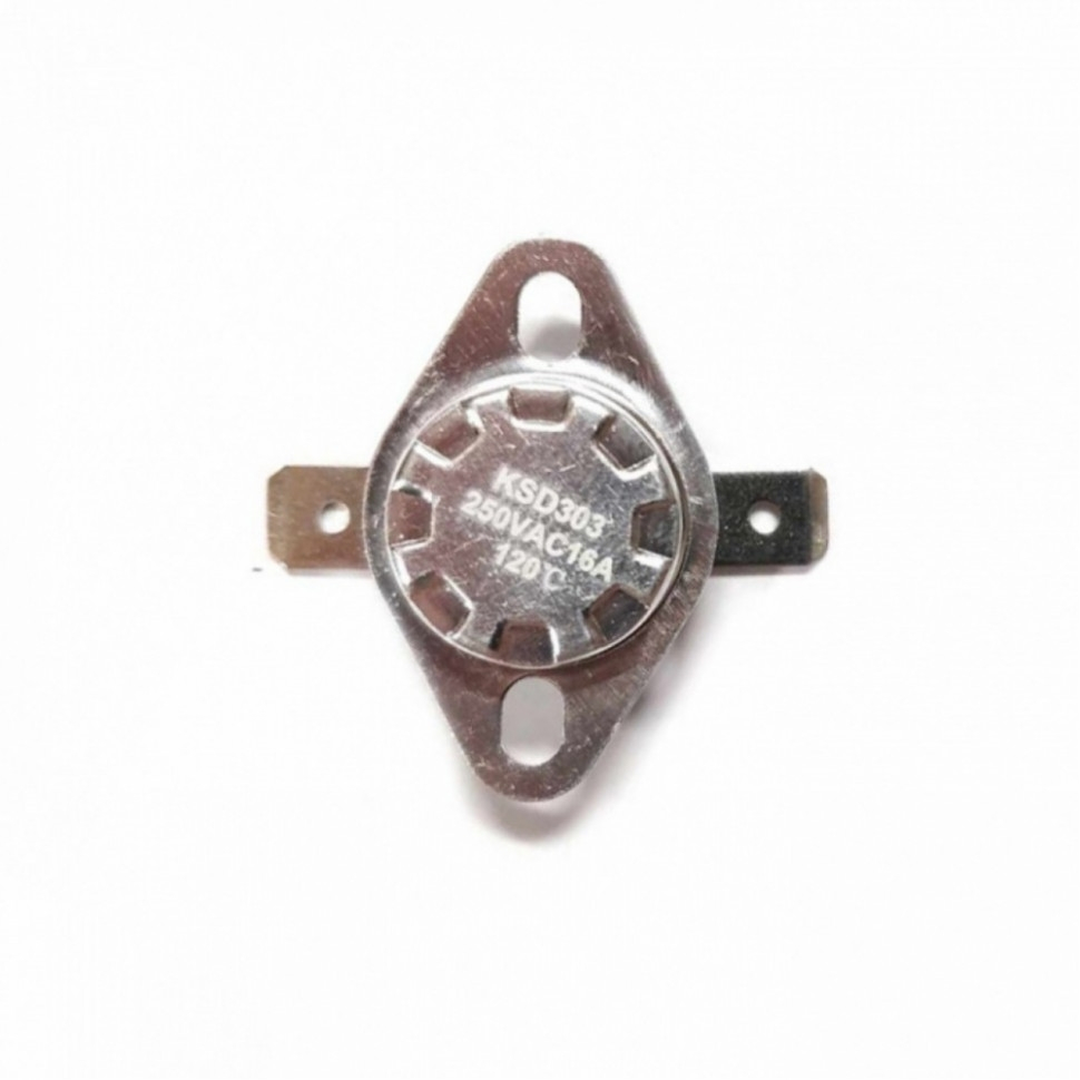 Набор 6 шт Термостат для водонагревателя Ariston, Thermex KSD303, 16A 120°С биметаллический самовозвратный, KM316120 Набор 6 шт Термостат для водонагревателя Ariston, Thermex KSD303, 16A 120°С биметаллический самовозвратный, KM316120