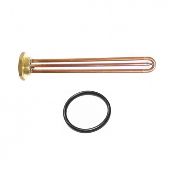 Комплект ТЭН 2,5кВт (2500Вт) RDT, резьбовой 42мм для Ariston, De Luxe, Real, Thermex, под анод М6 + прокладка, 30248K2
