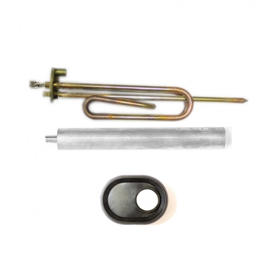 Комплект ТЭН 2кВт (2000Вт) RCA для водонагревателя Ariston ABS, SGHP + прокладка+ анод, 10036K