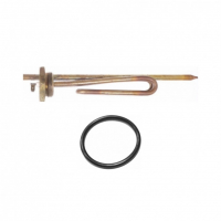 Комплект ТЭН 1,6кВт (1600Вт) RCT, резьбовой 42мм для Bosch, Real, Gorenje, трубка под термостат D10 + прокладка, 182408K Комплект ТЭН 1,6кВт (1600Вт) RCT, резьбовой 42мм для Bosch, Real, Gorenje, трубка под термостат D10 + прокладка, 182408K