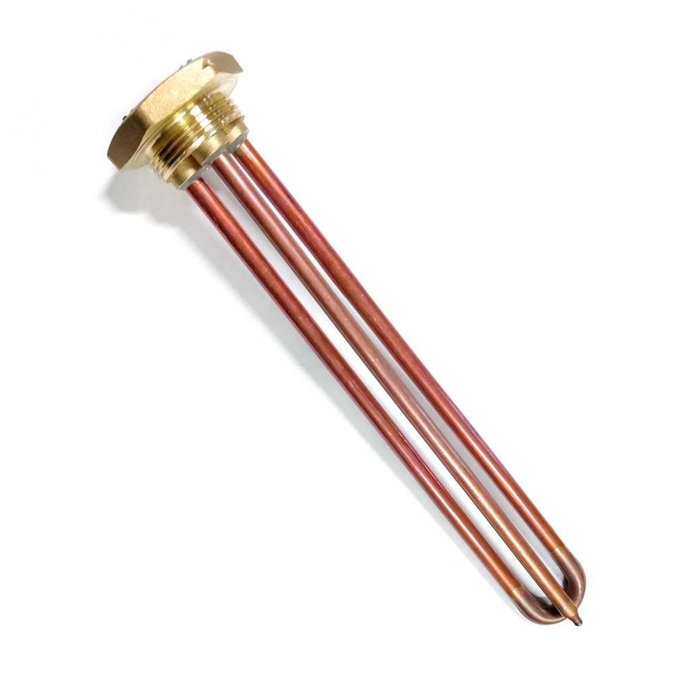 ТЭН 1,2кВт (1200Вт) RDT, резьбовой 42 мм для Ariston, De Luxe, Real, Thermex, под анод М6, 282232