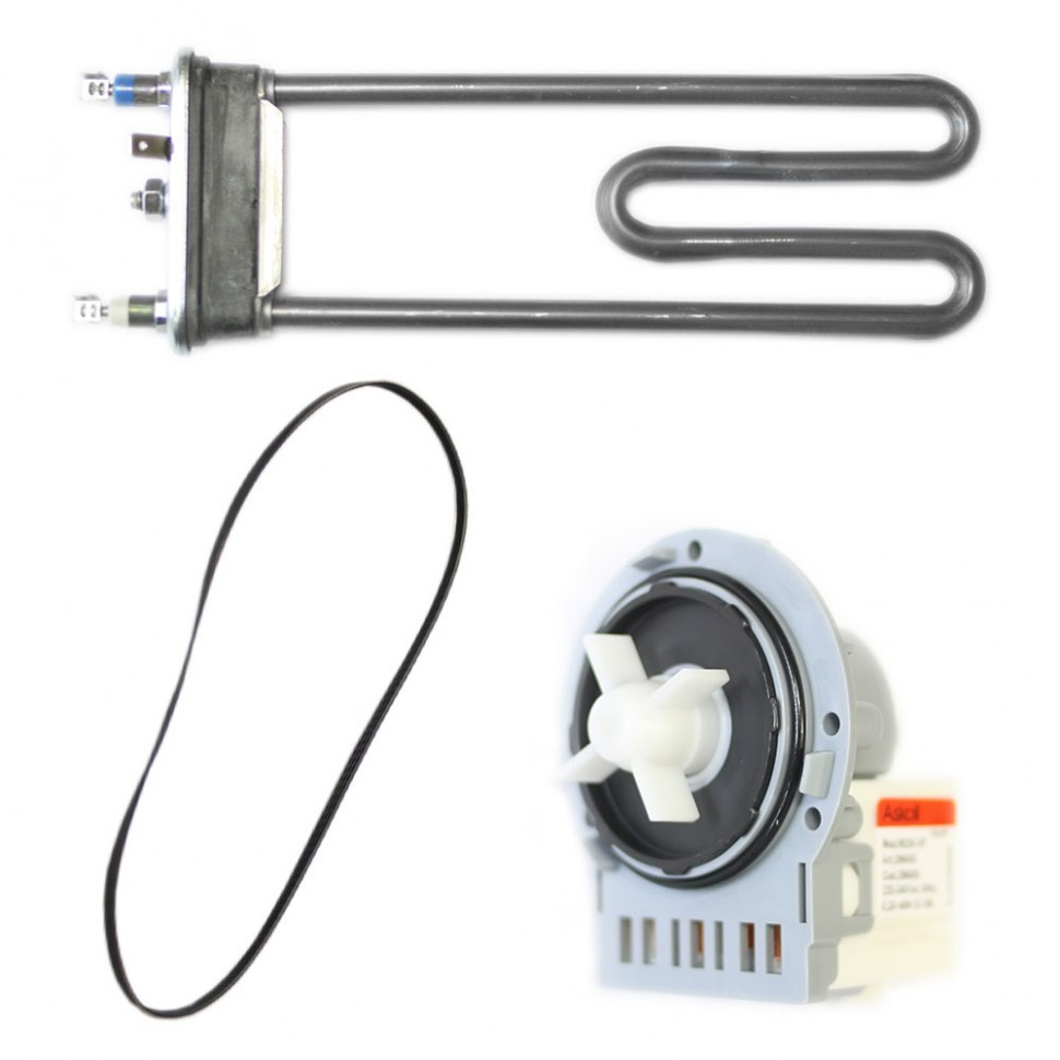 Ремкомплект для стиральных машин(ТЭН, помпа, ремень J3), Samsung 5 Ремкомплект для стиральных машин(ТЭН, помпа, ремень J3), Samsung 5
