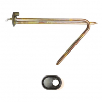 Комплект ТЭН 1,5кВт (1500Вт) RCA для горизонтального водонагревателя Ariston, под анод М6 + прокладка , 10028K2 Комплект ТЭН 1,5кВт (1500Вт) RCA для горизонтального водонагревателя Ariston, под анод М6 + прокладка , 10028K2