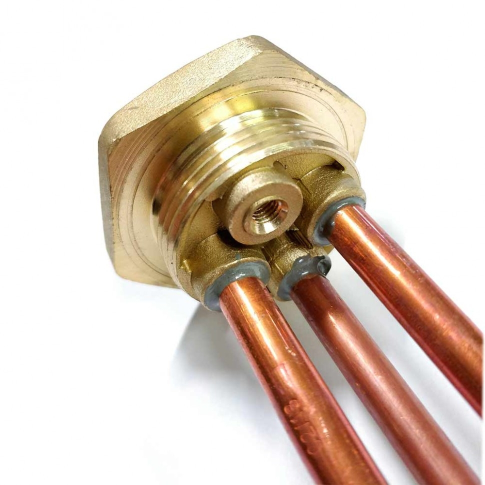 ТЭН 2кВт (2000Вт) RDT, резьбовой 42мм для Ariston, De Luxe, Real, Thermex, под анод М6, 282014 ТЭН 2кВт (2000Вт) RDT, резьбовой 42мм для Ariston, De Luxe, Real, Thermex, под анод М6, 282014