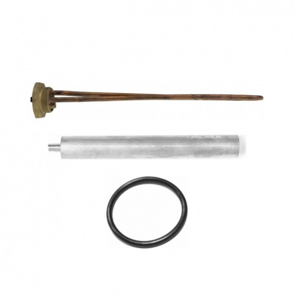 Комплект ТЭН 3кВт (3000Вт) RDT, резьбовой 42мм для Ariston, De Luxe, Real, Thermex + прокладка + анод, 20246K1
