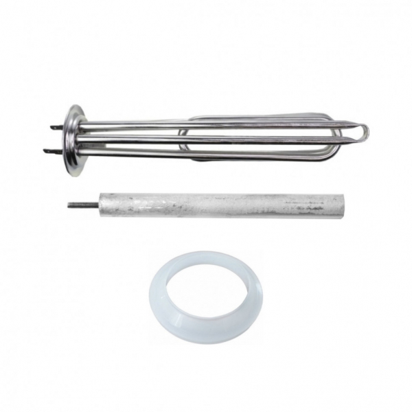 Комплект ТЭН 1,5 кВт (1500 Вт) RF для водонагревателя Polaris + прокладка + анод, П1502K